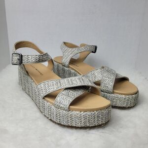 Lucky Brand Wagoo Women's Wedge Sandal Shoes Size 10M
